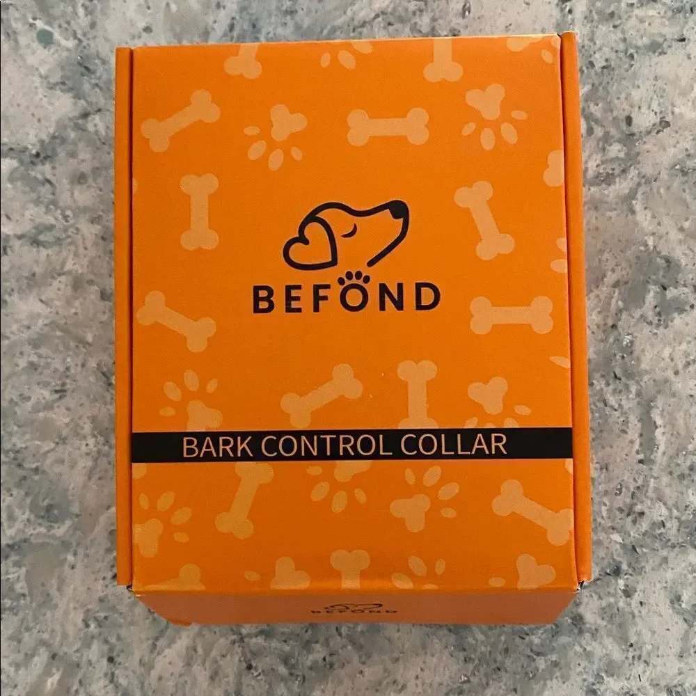BEFOND Orange Dog Bark Control Collar